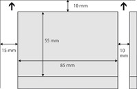 Visitekaart Sigel 85x55mm blanco 190gr  afgeronde hoeken wit 100 stuks-3