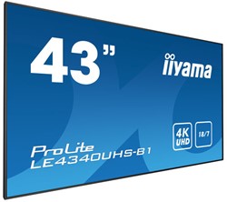 iiyama LE4340UHS-B1 beeldkrant 108 cm (42.5") LED 4K Ultra HD Zwart Android
