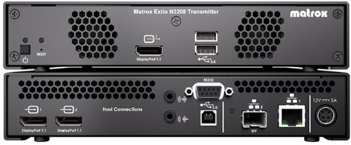 Matrox Extio 3 N3208 IP KVM Extender Transmitter Appliance / XTO3-N3208TX