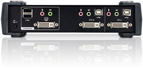 Aten 2-poorts USB DVI/Geluid KVMP™-schakelaar-2