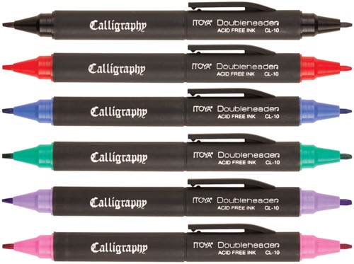 Kalligrafiepen Itoya CL-10 1.5 èn 3.0mm zwart-2