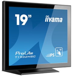 iiyama ProLite T1932MSC-B5X touch screen-monitor 48,3 cm (19") 1280 x 1024 Pixels Multi-touch Tafelblad Zwart