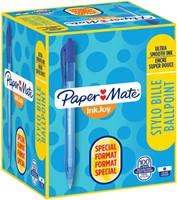 Balpen Paper Mate Inkjoy 100RT blauw medium 80+20 gratis-2