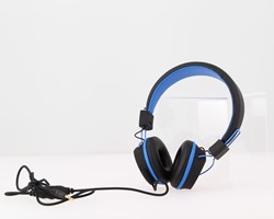 Kurio C18910GI hoofdtelefoon/headset Hoofdtelefoons Hoofdband 3,5mm-connector Zwart, Blauw
