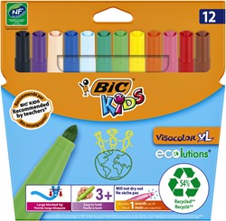 Kleurstift Bic Kids Ecolutions Visacolor XL ass