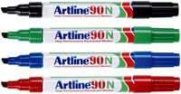 Viltstift Artline 90 schuin 2-5mm blauw-2