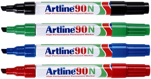 Viltstift Artline 90 schuin 2-5mm rood-2