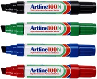 Viltstift Artline 100 schuin 7.5-12mm zwart-2
