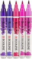 Brushpen Talens Ecoline set á 5 stuks violet-2