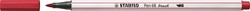Brushstift STABILO Pen 568/50 donkerrood