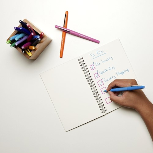 Fineliner Paper Mate Flair Original medium zwart-2
