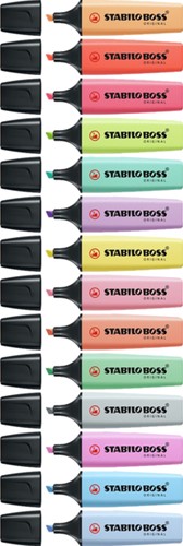 Markeerstift STABILO BOSS Original 70/6 pastel assorti etui à 6 stuks-2