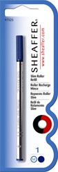 Rollerpenvulling Sheaffer slim medium blauw blister à 1 stuk
