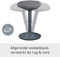 Actieve zitkruk Leitz Ergo met gasveer 47-64cm-18