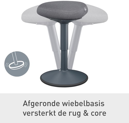 Actieve zitkruk Leitz Ergo met gasveer 47-64cm-18