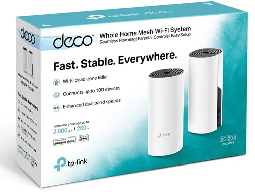 TP-LINK Deco M4(1-pack) Dual-band (2.4 GHz / 5 GHz) Wi-Fi 5 (802.11ac) Wit 2 Intern-3