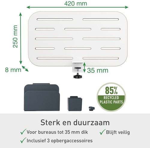 Bureau ophangbord Leitz Ergo klein-5