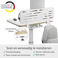 Bureau ophangbord Leitz Ergo met laptophouder-10