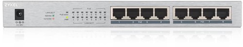 Zyxel GS1008HP Unmanaged Gigabit Ethernet (10/100/1000) Power over Ethernet (PoE) Grijs-2