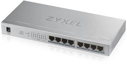Zyxel GS1008HP Unmanaged Gigabit Ethernet (10/100/1000) Power over Ethernet (PoE) Grijs