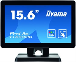 iiyama ProLite T1633MC-B1 touch screen-monitor 39,6 cm (15.6") 1366 x 768 Pixels Multi-touch Multi-gebruiker Zwart