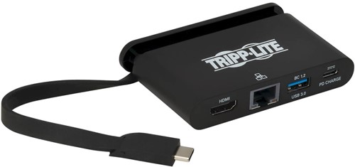 Tripp Lite U444-T6N-H4GUBC USB grafische adapter 3840 x 2160 Pixels Zwart