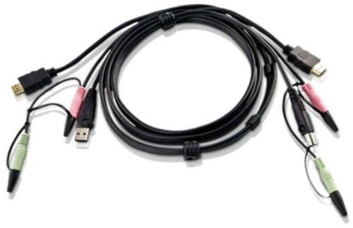 Aten 1.8M USB HDMI KVM Kabel met Geluid-3