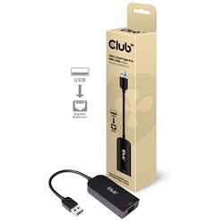 CLUB3D cac-1420 usb A Ethernet Zwart