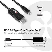 CLUB3D cac-1557 USB C Displayport 1.4 Zwart-2