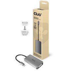 CLUB3D cac-1510 USB C DVI-D Dual link Grijs
