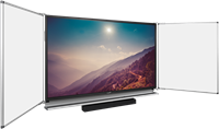 Legamaster VERSATILE e-Screen LS side panel 75inch V30 2pcs-3