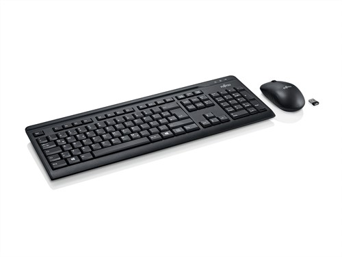 Fujitsu LX410 toetsenbord RF Draadloos QWERTY Engels Zwart-2