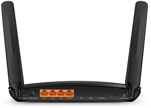 TP-LINK Archer MR600 draadloze router Gigabit Ethernet Dual-band (2.4 GHz / 5 GHz) 3G 4G Zwart-3