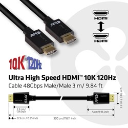 CLUB3D cac-1373 HDMI Zwart