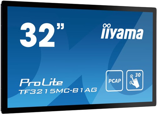 iiyama ProLite TF3215MC-B1AG touch screen-monitor 81,3 cm (32") 1920 x 1080 Pixels Single-touch Kiosk Zwart-2