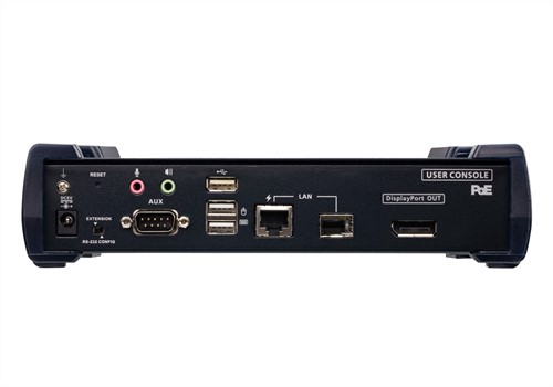 ATEN 4K DisplayPort enkel display KVM Over IP-ontvanger met PoE-2