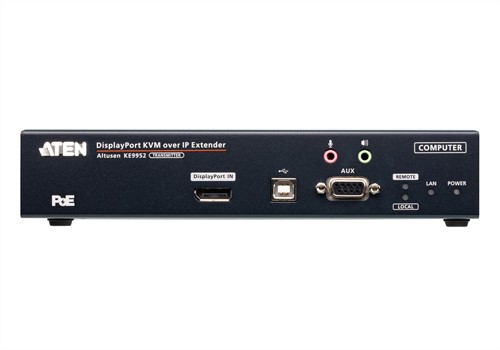 ATEN 4K DisplayPort enkel display KVM Over IP-zender met PoE-2