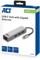ACT AC7055 3-Poorts USB-C 3.2 (USB 3.0) Hub met Gigabit ethernet poort-3
