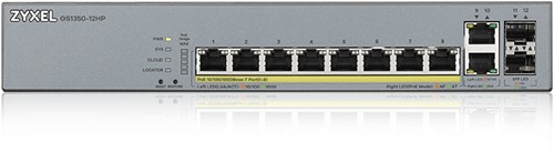 Zyxel GS1350-12HP-EU0101F netwerk-switch Managed L2 Gigabit Ethernet (10/100/1000) Power over Ethernet (PoE) Grijs-2