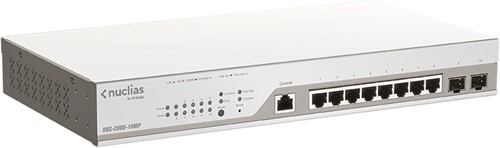 D-Link DBS-2000-10MP netwerk-switch Managed Gigabit Ethernet (10/100/1000) Power over Ethernet (PoE) Grijs-2