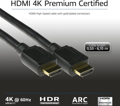 ACT AK3943 HDMI kabel 1,5 m HDMI Type A (Standaard) Zwart-2