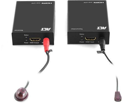 ACT AC7810 HDMI Extender set via een enkele UTP kabel, max. 60m, met IR-set