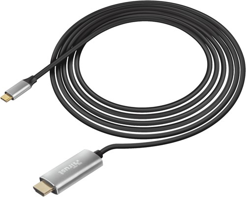 Trust Calyx - USB-C naar HDMI-kabel - 4K ondersteuning - Zwart-2