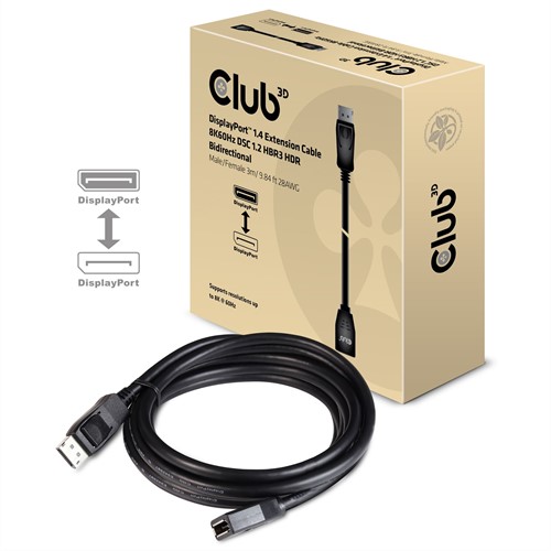 CLUB3D cac-1023 3 m DisplayPort Zwart-2