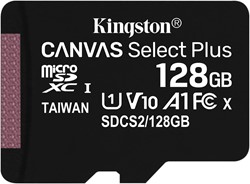 128GB micSDXC Canvas Select Plus 100R A1 C10 Single Pack w/o ADP