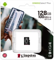 128GB micSDXC Canvas Select Plus 100R A1 C10 Single Pack w/o ADP-3