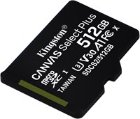512GB micSDXC Canvas Select Plus 100R A1 C10 Card + ADP-2