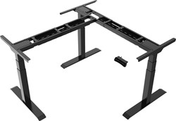 Budget Office zit/sta Deluxe elektrisch verstelbaar 65-128cm hoekframe