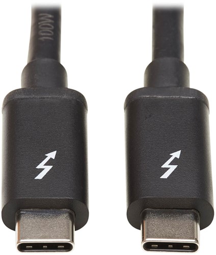 Tripp Lite MTB3-02M-5A-B Thunderbolt-kabel 2 m 20 Gbit/s Zwart-2