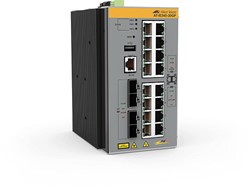 Allied Telesis AT-IE340-20GP-80 Managed L3 Gigabit Ethernet (10/100/1000) Power over Ethernet (PoE) Grijs